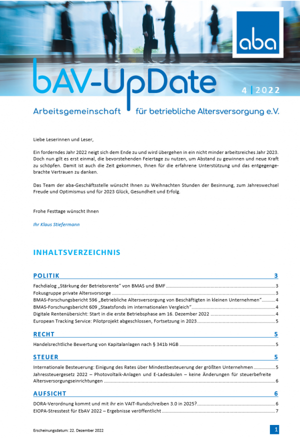 bAV-Update 4|2022